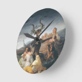 Witches Sabbath - Francisco de Goya (1797-1798) Ronde Klok (Hoek)