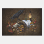 Witches Samhain And Thanksgiving Rituals Inpakpapier Vel (Voorkant 2)