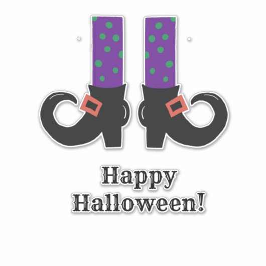 "Witches Shoes" Sticker (Voorkant)