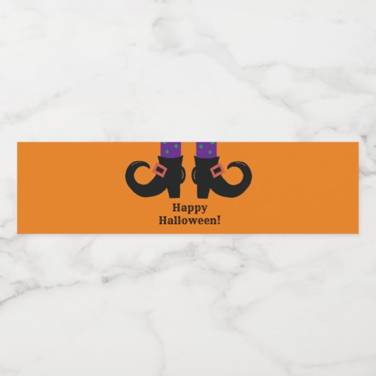 "Witches Shoes" Waterfles Etiket (Enkel label)