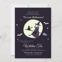 Witches Tea Halloween uitnodiging