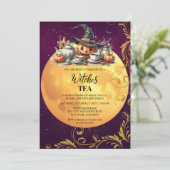 Witches Tea Party Kaart (Staand voorkant)