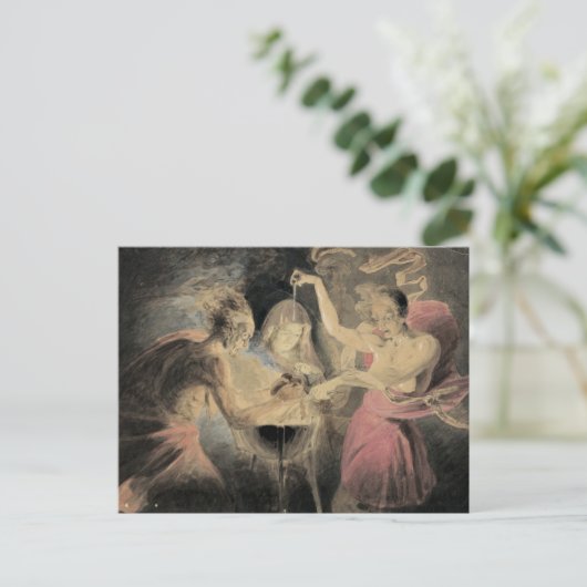 Witches uit Macbeth Briefkaart (Staand voorkant)