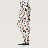 Witches, vleermuizen en pompoenen Halloween Leggings (Links)