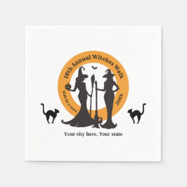 Witches Walk Event Cocktail Servet