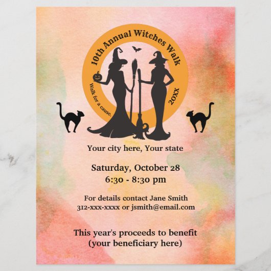Witches Walk Event Flyer (Voorkant)
