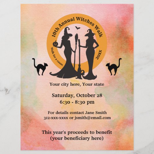 Witches Walk Event Flyer (Voorkant)