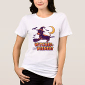 Witches & Wieners Spooky Teckel Shirt (Voorkant)