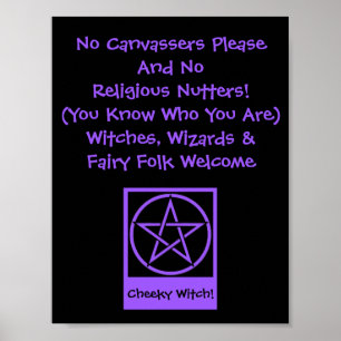 Witches Wizards en Fairy Folk Welcome Poster