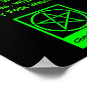 Witches Wizards en Fairy Folk Welcome Poster (Hoek)