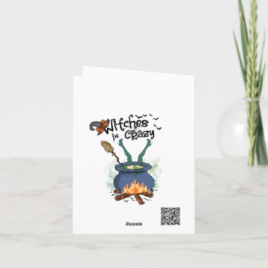 Witches zijn gek kaart (Achterkant)
