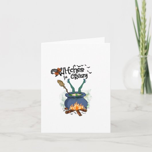 Witches zijn gek kaart (Voorkant)