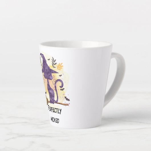 Witches zijn gek latte mok (Rechterhoek)