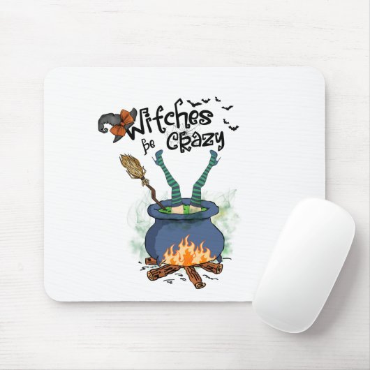 Witches zijn gek muismat (Met muis)