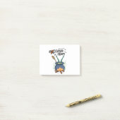 Witches zijn gek post-it® notes (Op bureau)