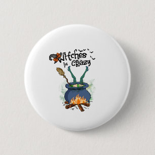Witches zijn gek ronde button 5,7 cm
