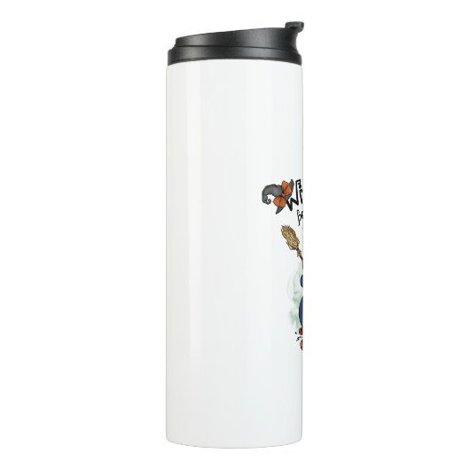 Witches zijn gek thermosbeker (Gedraaid links)