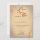 Witches'Spa Night Funny Halloween Party Tan Kaart (Achterkant)