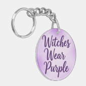 WitchesWearPurple Sleutelhanger (Voorkant Links)