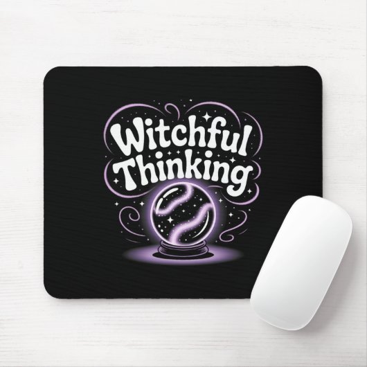 Witchful Thinking Crystal LL Halloween Vibes 1 Muismat (Met muis)