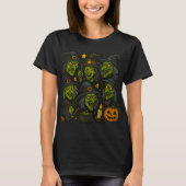 Witchful Thinking: Een Halloween-kakel T-shirt (Voorkant)