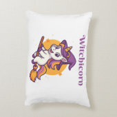 Witchicorn - Grappig schattig Accent Kussen (Achterkant (Verticaal))