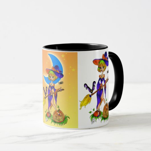 "Witchie-Poo" HALLOWEEN Mok (Voorkant rechts)