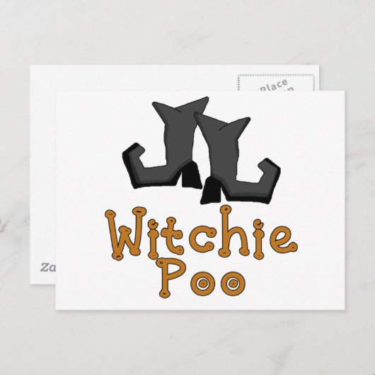 Witchie Poo T-shirts en cadeaus Briefkaart (Voorkant / Achterkant)