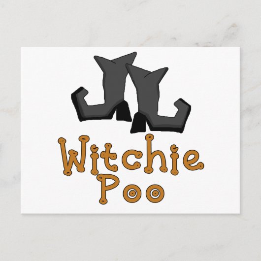 Witchie Poo T-shirts en cadeaus Briefkaart (Voorkant)