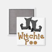 Witchie Poo T-shirts en cadeaus Magneet (Voorkant / Achterkant)