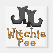Witchie Poo T-shirts en cadeaus Magneet (Voorkant)