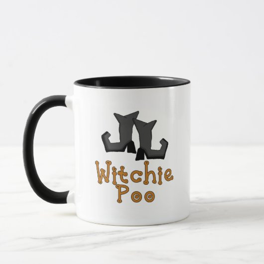 Witchie Poo T-shirts en cadeaus Mok (Links)