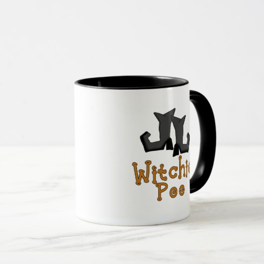 Witchie Poo T-shirts en cadeaus Mok (Voorkant rechts)