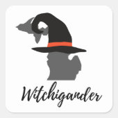 Witchigander - Michigan Witch Vierkante Sticker (Voorkant)