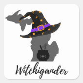 Witchigander Vierkante Sticker (Voorkant)