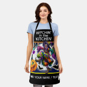 Witchin' in de keuken SCHORT All-Over Print Schort (Gedragen)