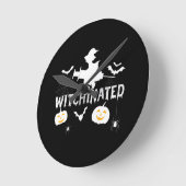 Witchinated Halloween 2021Costume Funny Witch Ronde Klok (Hoek)
