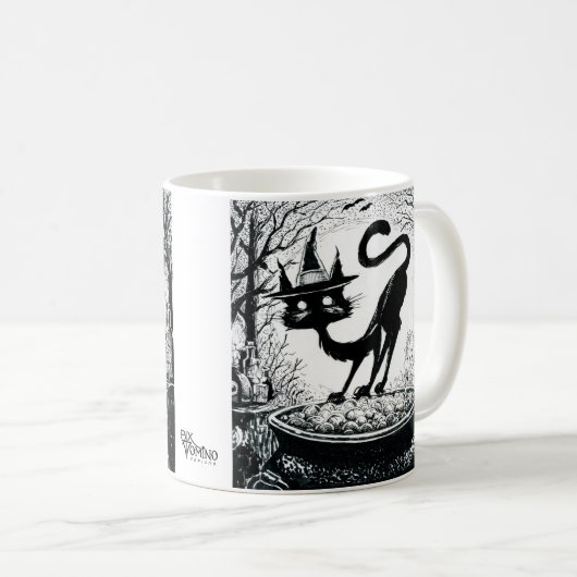 Witching Cat Koffiemok (Voorkant rechts)