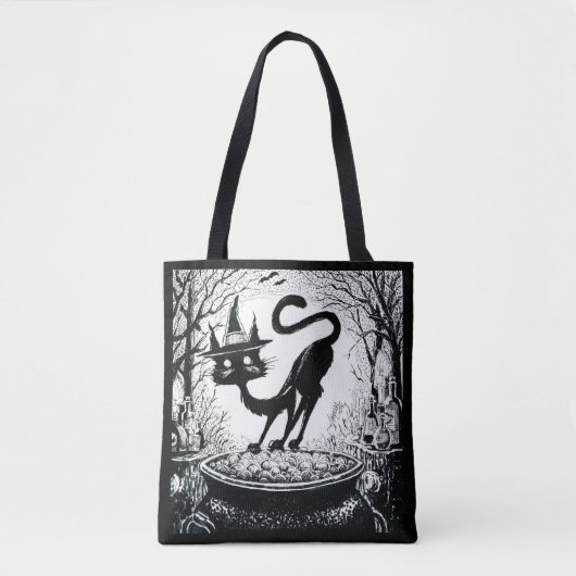 Witching Cat Tote Bag (Voorkant)