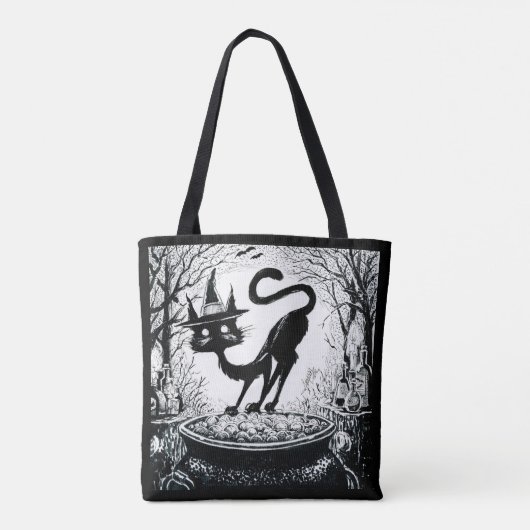 Witching Cat Tote Bag (Achterkant)