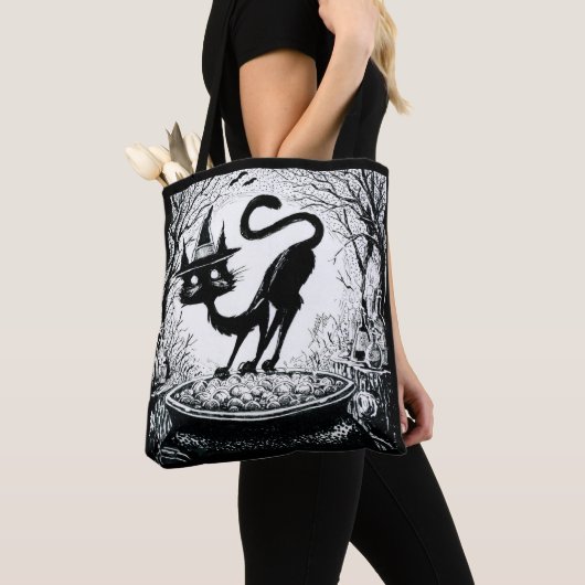 Witching Cat Tote Bag (Dichtbij)