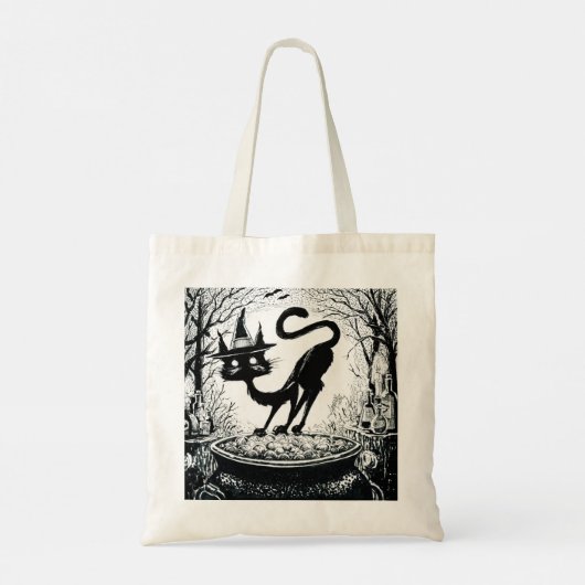 Witching Cat Tote Bag (Achterkant)