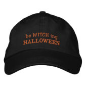WITCHing Halloween geborduurde vrachtwagenchauffeu Geborduurde Pet (Voorkant)