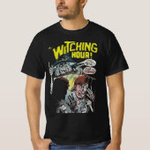 Witching Hour Comic Horror Halloween T-shirt (Voorkant)