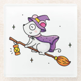 Witching hour glazen onderzetter