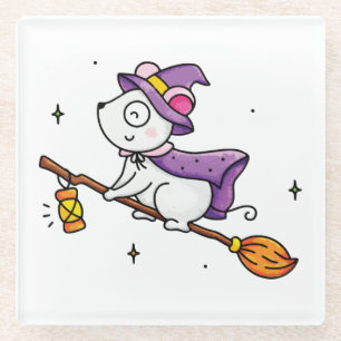 Witching hour glazen onderzetter