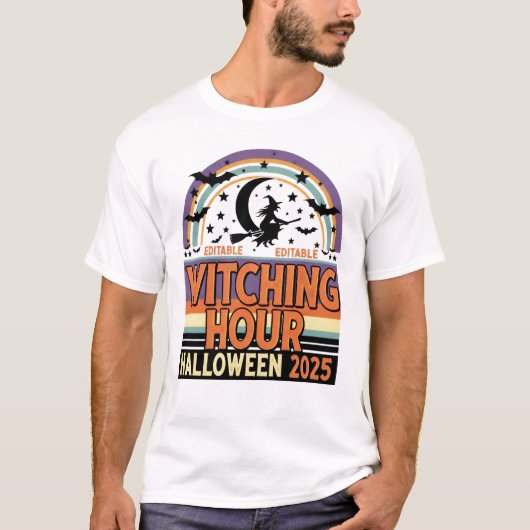 Witching Hour Halloween T-shirt 2025 (Voorkant)