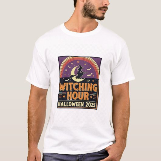 Witching Hour Halloween T-shirt 2025 (Voorkant)