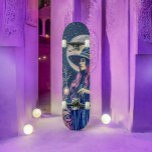 Witching Hour: Moonlit Magic Persoonlijk Skateboard<br><div class="desc">Ervaar de betovering van de 'Witching Hour: Moonlit Skateboard Magic' als je aan een reis door de mystieke nacht begint. Dit boeiende skateboard dek heeft een betoverende heks silhouet tegen een briljante volle maan,  het gieten van haar magische spreuken onder de glinsterende hemelse luifel.</div>
