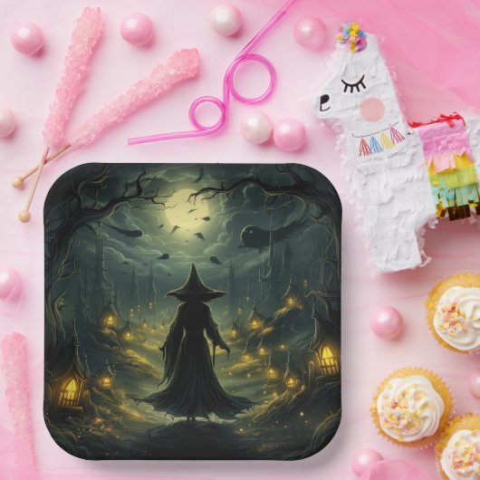 Witching Hour Papieren Bordje (Feest)